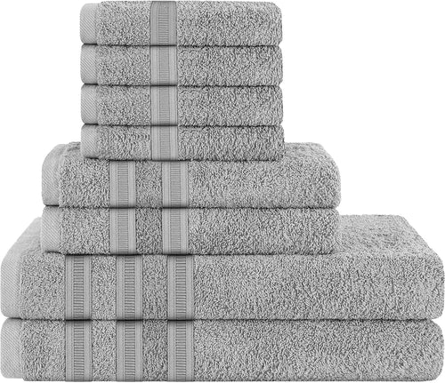 OLIVIA ROCCO Ritz Viscose Stripe Towels Super Soft Cotton Highly Absorbent Jumbo Bath