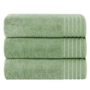 OLIVIA ROCCO Monaco 3 Pack Extra Large Bath Sheets 500GSM 100% Cotton Highly Absorbent