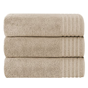 OLIVIA ROCCO Monaco 3 Pack Extra Large Bath Sheets 500GSM 100% Cotton Highly Absorbent
