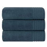 OLIVIA ROCCO Monaco 3 Pack Extra Large Bath Sheets 500GSM 100% Cotton Highly Absorbent