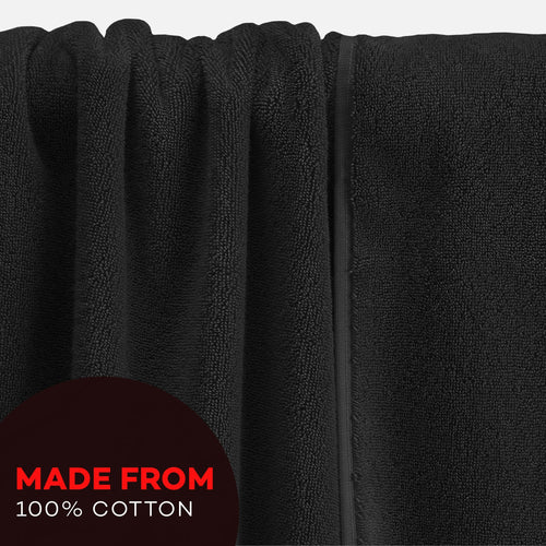 OLIVIA ROCCO Monaco 3 Pack Extra Large Bath Sheets 500GSM 100% Cotton Highly Absorbent