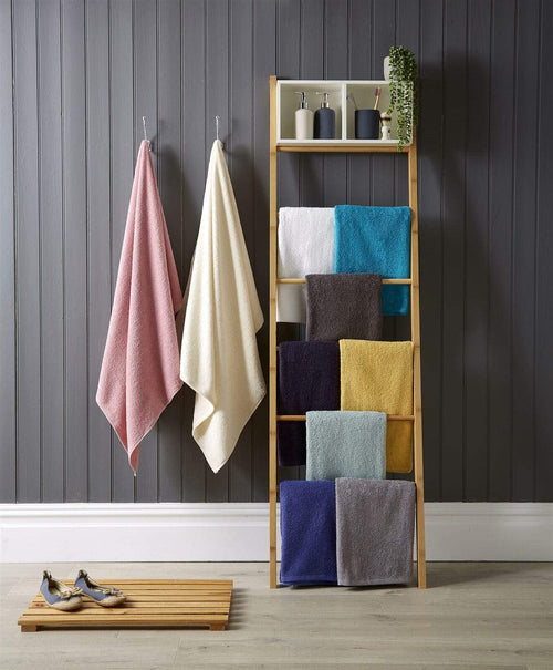 OLIVIA ROCCO Large Bath Sheets 80x140 cm Pack of 2 Quick Drying Lightweight Easycare