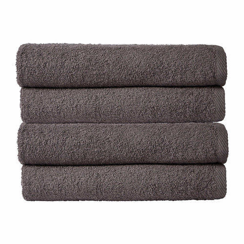OLIVIA ROCCO Pack Of 4 Large Quick-Drying Indus Valley Cotton Bath Sheets 80x140cm