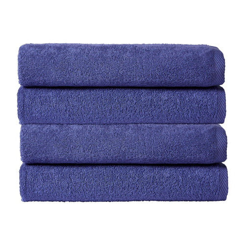 OLIVIA ROCCO Pack Of 4 Large Quick-Drying Indus Valley Cotton Bath Sheets 80x140cm