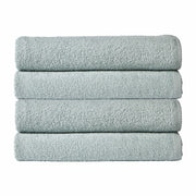 OLIVIA ROCCO Pack Of 4 Large Quick-Drying Indus Valley Cotton Bath Sheets 80x140cm