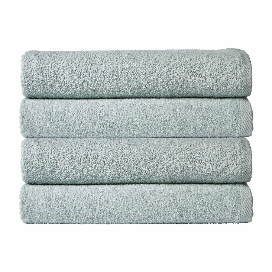 OLIVIA ROCCO Pack Of 4 Large Quick-Drying Indus Valley Cotton Bath Sheets 80x140cm