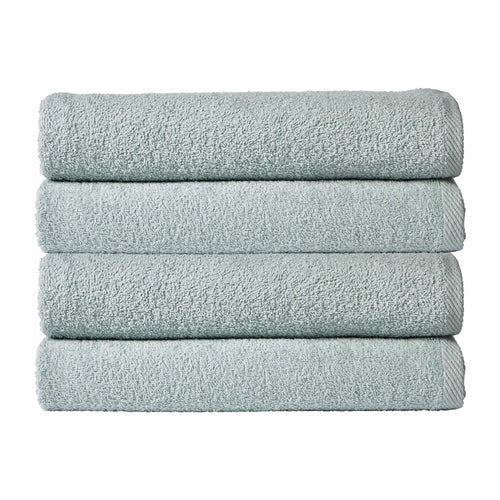 OLIVIA ROCCO Pack Of 4 Large Quick-Drying Indus Valley Cotton Bath Sheets 80x140cm