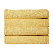 OLIVIA ROCCO Pack Of 4 Large Quick-Drying Indus Valley Cotton Bath Sheets 80x140cm