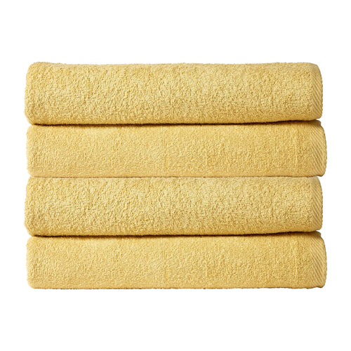 OLIVIA ROCCO Pack Of 4 Large Quick-Drying Indus Valley Cotton Bath Sheets 80x140cm