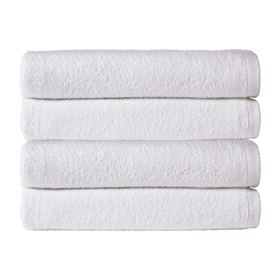 OLIVIA ROCCO Pack Of 4 Large Quick-Drying Indus Valley Cotton Bath Sheets 80x140cm