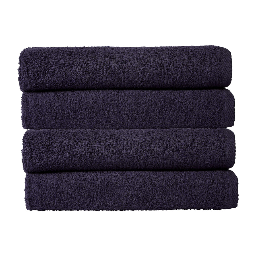 OLIVIA ROCCO Pack Of 4 Large Quick-Drying Indus Valley Cotton Bath Sheets 80x140cm