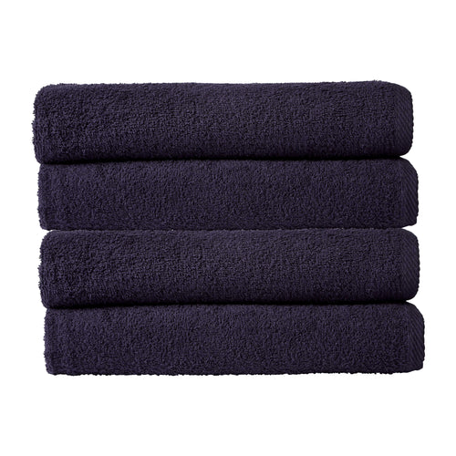 OLIVIA ROCCO Pack Of 4 Large Quick-Drying Indus Valley Cotton Bath Sheets 80x140cm