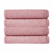 OLIVIA ROCCO Pack Of 4 Large Quick-Drying Indus Valley Cotton Bath Sheets 80x140cm