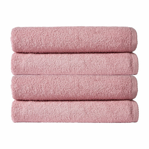 OLIVIA ROCCO Pack Of 4 Large Quick-Drying Indus Valley Cotton Bath Sheets 80x140cm