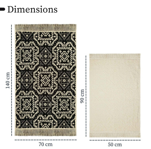 OLIVIA ROCCO 4 Piece Moroccan Towel Set 100% Cotton 500GSM High Absorbency Bath Towels