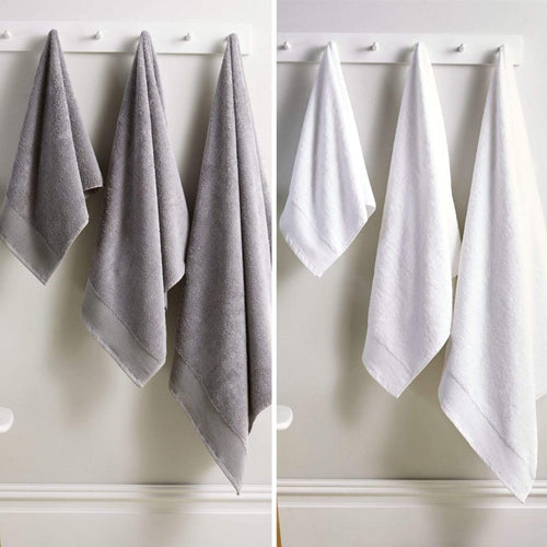OLIVIA ROCCO Bamboo Cotton Luxury 600GSM Bath Towels Eco Friendly Highly Absorbent