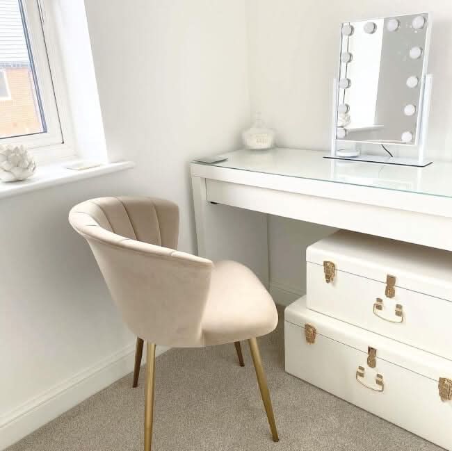 Olsen Hollywood Mirror White 47x37cm