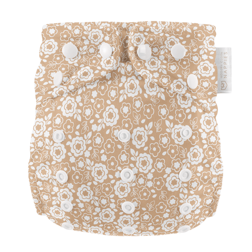 One Size All-In-One Reusable Cloth Nappy - Bloom