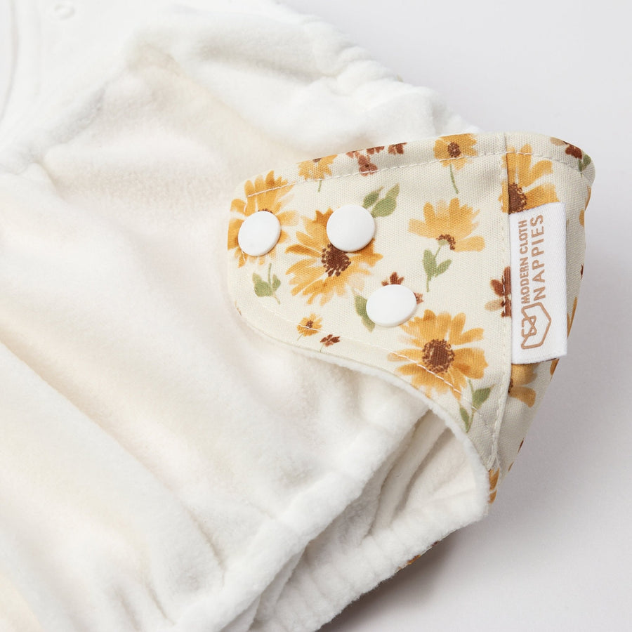 One Size All-In-One Reusable Cloth Nappy - Grey Mist