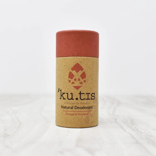 Orange & Patchouli Natural Roll On Eco Friendly Deodorant, Plastic Free Anti Perspirant