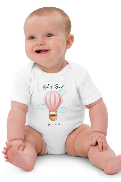 Baby Girl Due (Personalised Name Bodysuit)