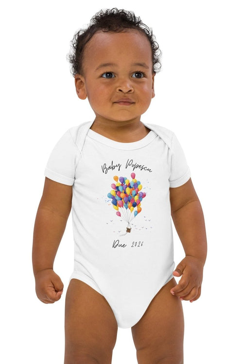 Baby Surname Due (Personalised Name Bodysuit)