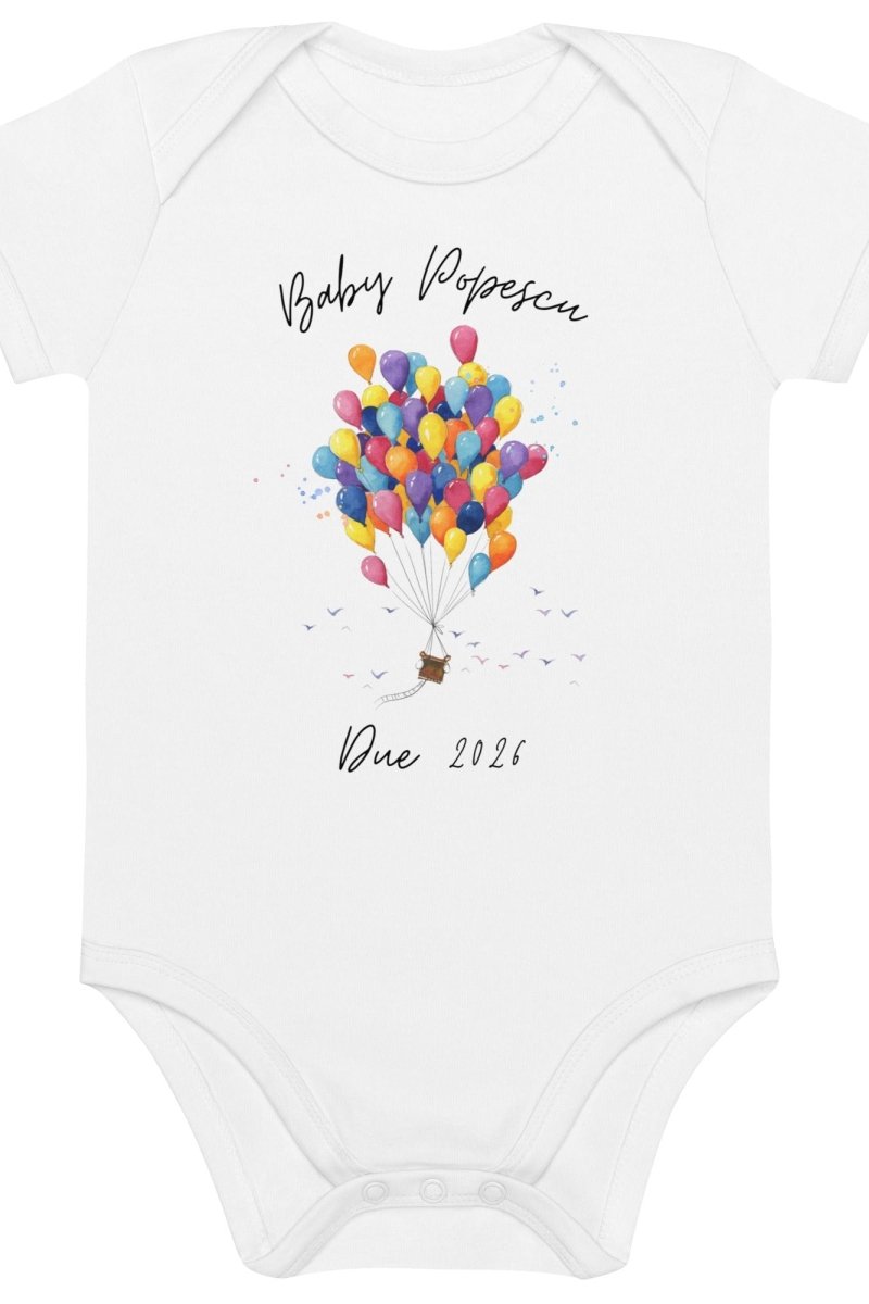 Baby Surname Due (Personalised Name Bodysuit)