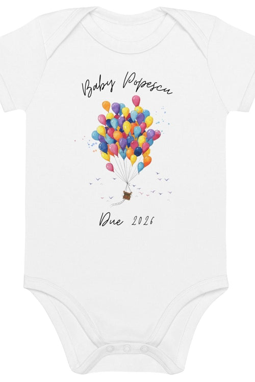 Baby Surname Due (Personalised Name Bodysuit)