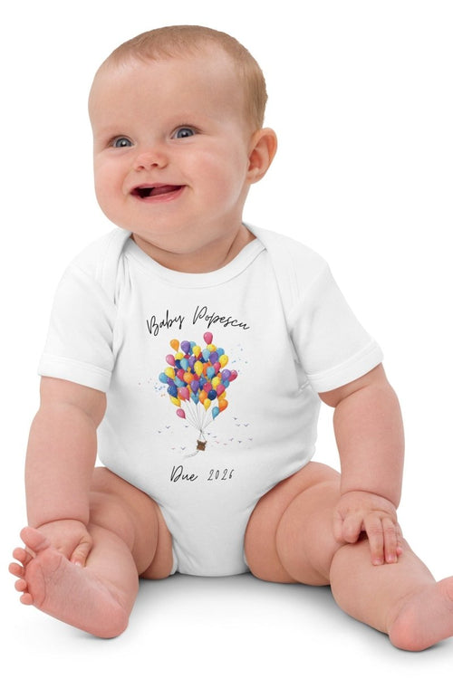 Baby Surname Due (Personalised Name Bodysuit)