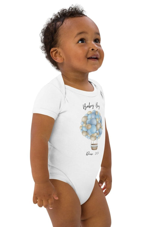 Baby Boy Due (Personalised Name Bodysuit)