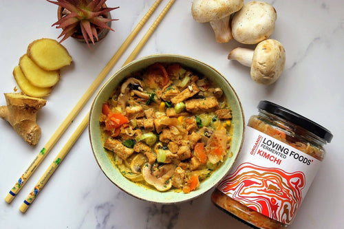 Organic Kimchi – Raw Unpasteurised Fermented Vegetables 475g Vegan
