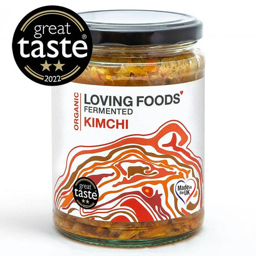 Organic Kimchi – Raw Unpasteurised Fermented Vegetables 475g Vegan