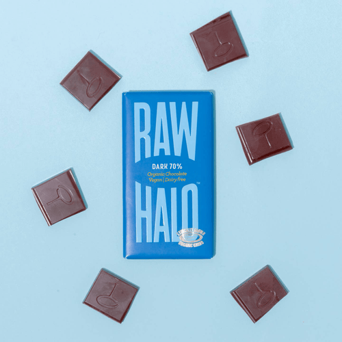 Organic Vegan Dark Chocolate 70% Cacao Bar 35g