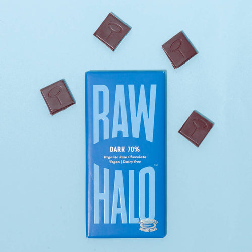 Organic Vegan Dark Chocolate 70% Cacao Bar 70g