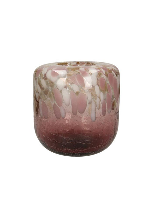 Our Pretty in Pink Hand-Blown Vase