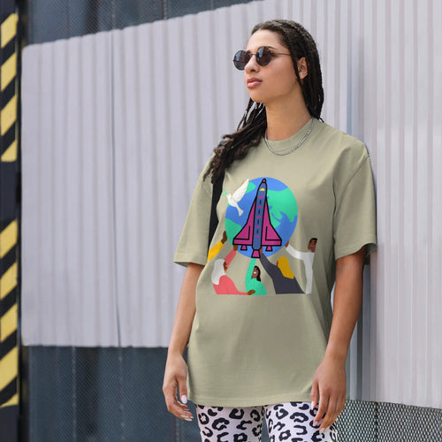 First Home Oversized faded t-shirt