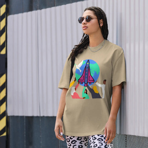 First Home Oversized faded t-shirt