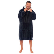 Daisy Dreamer Oversized Mens Hooded Blanket Sweatshirt With Sherpa Lining Cotton Rich Super Soft Everyday
