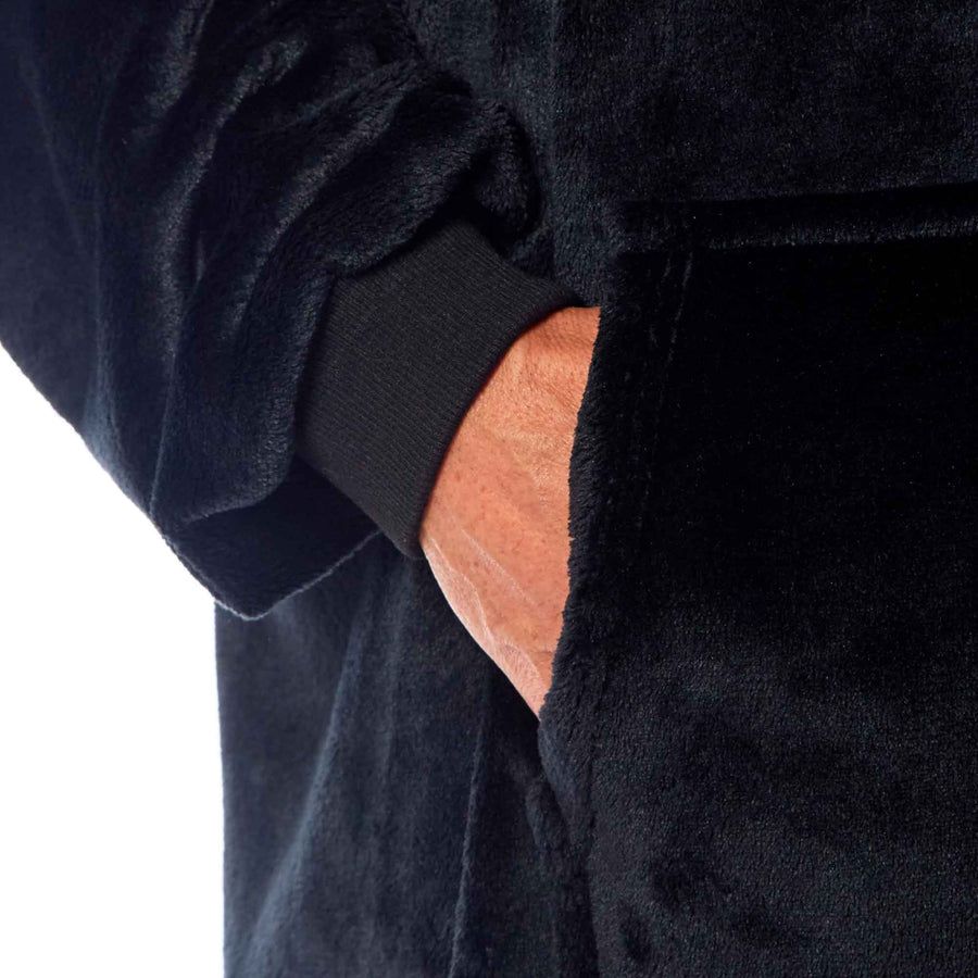 Daisy Dreamer Oversized Mens Hooded Blanket Sweatshirt With Sherpa Lining Cotton Rich Super Soft Everyday