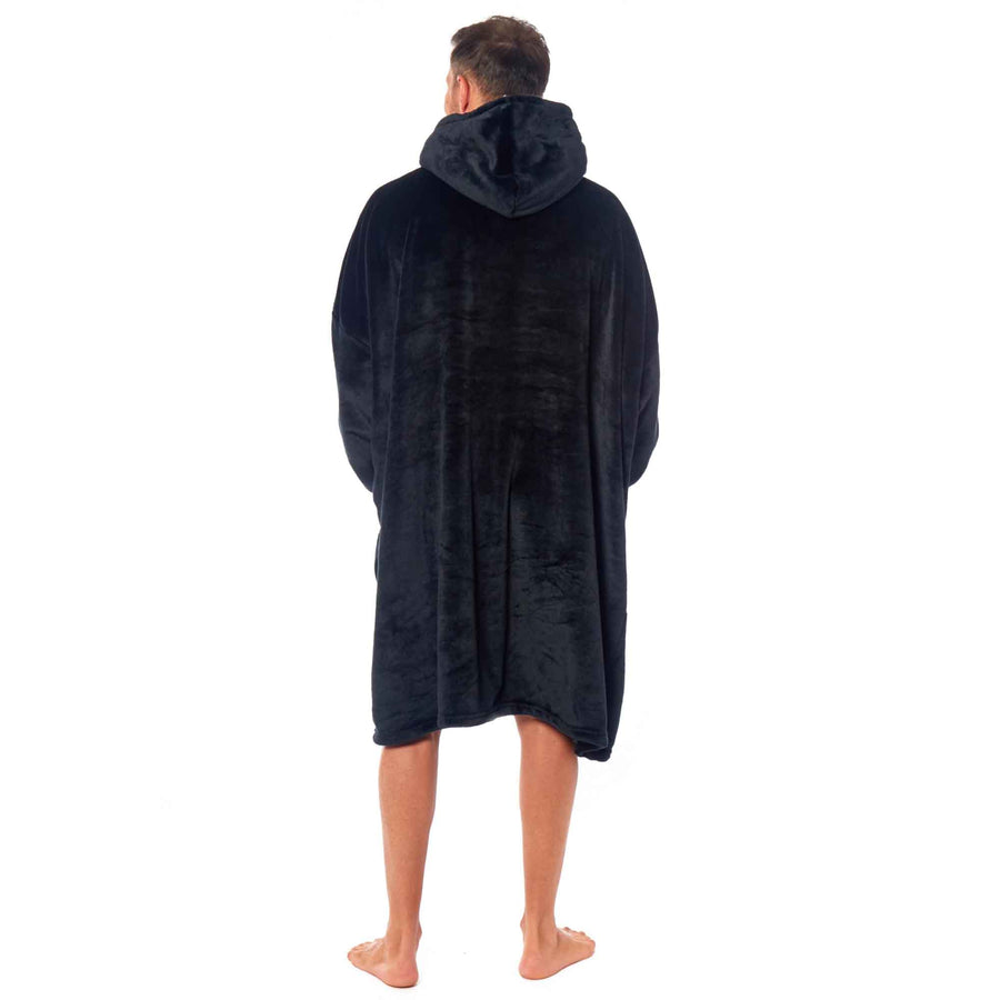 Daisy Dreamer Oversized Mens Hooded Blanket Sweatshirt With Sherpa Lining Cotton Rich Super Soft Everyday