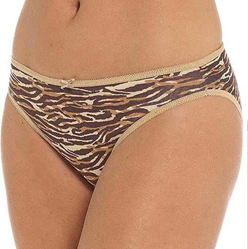 Daisy Dreamer Women's 10 Pack Animal Print Briefs Zebra Leopard Cotton Low Rise Knickers