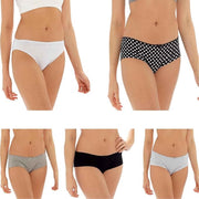 Daisy Dreamer Pack Of 10 Womens Cotton Briefs Underwear Shorts With Stretch Waistband