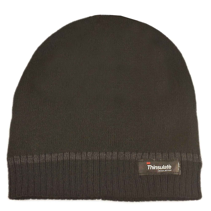 Sock Stack Pack Of 2 Striped Fleece Beanie Hats With 3M Thinsulate Insulation Quick Dry