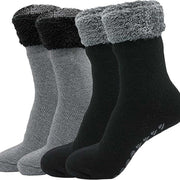 Sock Stack Feather Soft TOT Slipper Socks For Women Fleece Lined Indoor Cosy Winter UK 4-8
