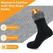 Sock Stack Feather Soft TOT Slipper Socks For Women Fleece Lined Indoor Cosy Winter UK 4-8