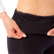 Heatwave Thermalwear Pack Of 2 Womens Ultra Thermal Brushed Black Leggings 140 Denier