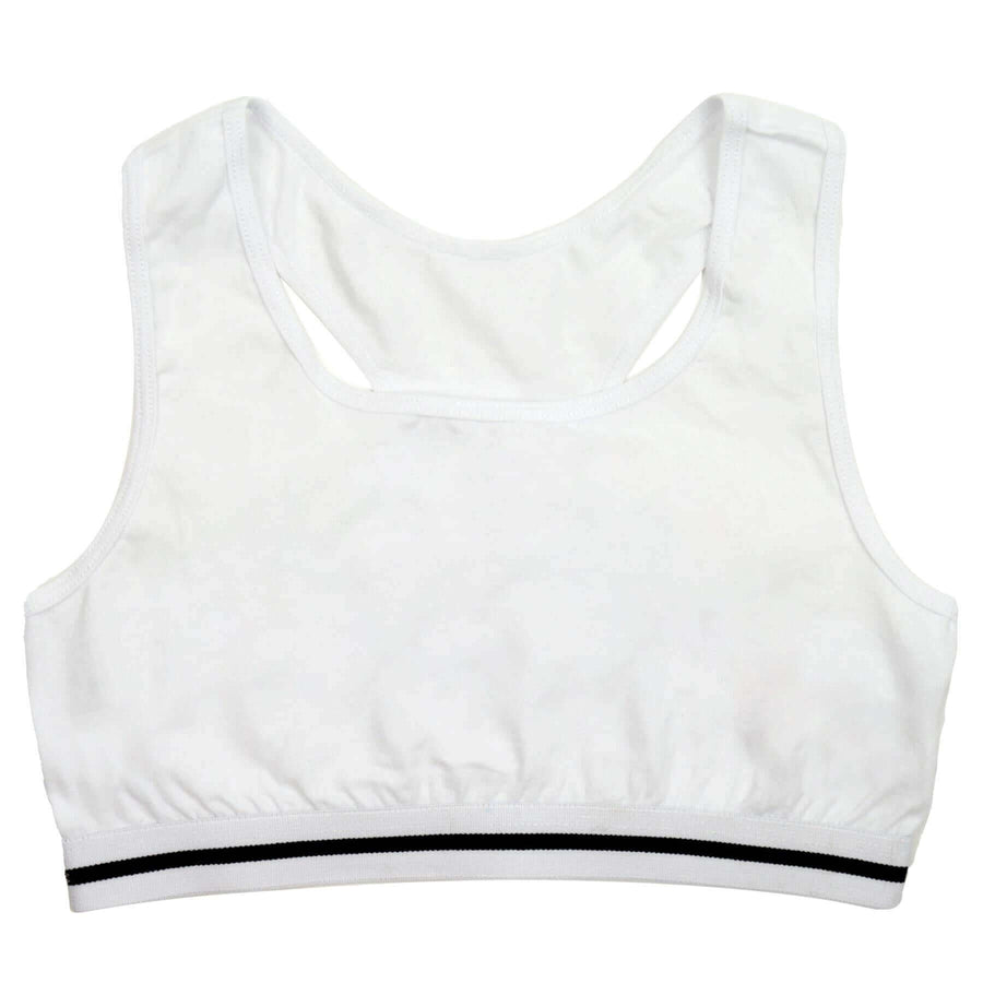 Daisy Dreamer Pack Of 4 Girls Racer Back Seamless Sports Bralettes Crop Top Training Bras