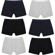 Sock Stack Pack Of 6 Mens Cotton Rich Comfort Fit Boxer Trunks Breathable Stretch