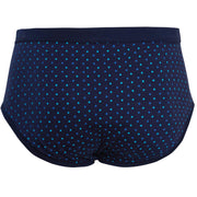 Sock Stack Pack Of 6 Men's Printed Cotton Blend Briefs Classic Fit Underwear Multipack Cotton Rich Comfort Fit