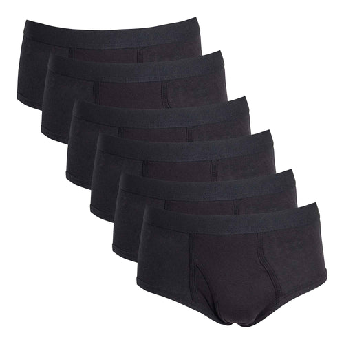 Sock Stack Mens Cotton Briefs MB0506 Pack Of 6 Soft Waistband Breathable Durable Everyday